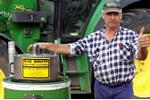 Australian Farmer with his Big Brute Farm Vacuum Cleaner