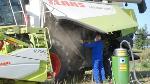 Big Brute Farm Vacuum Suck & Blow Power Unit cleaning down a combine harvester